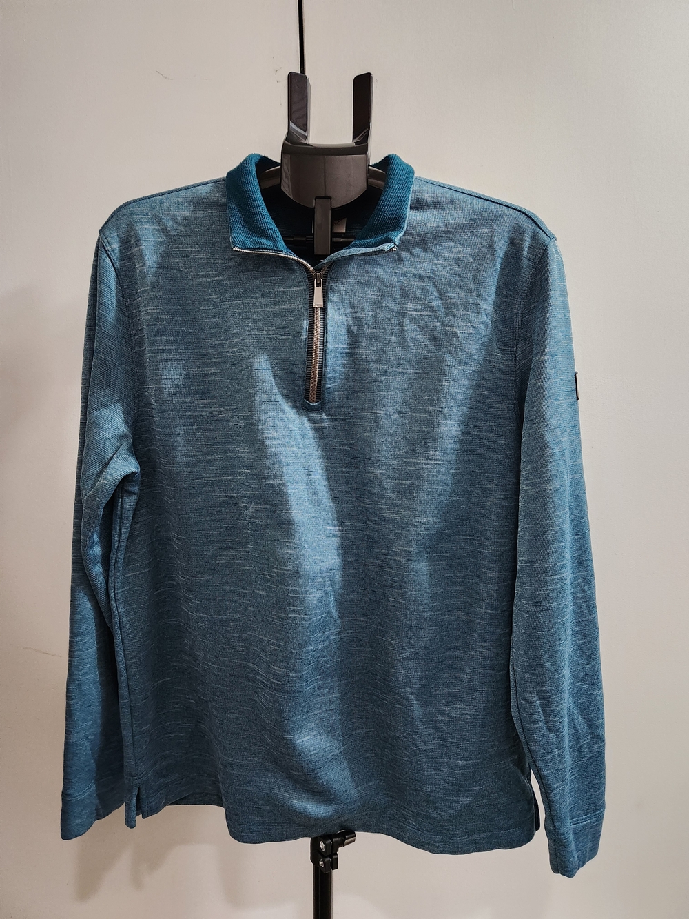 Greg Norman Collection Teal Quarter-Zip Pullover